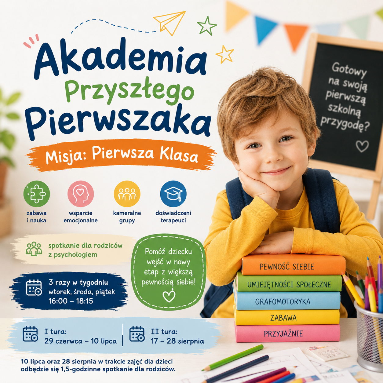 Akademia Przyszłego Pierwszaka. Misja Pierwsza Klasa